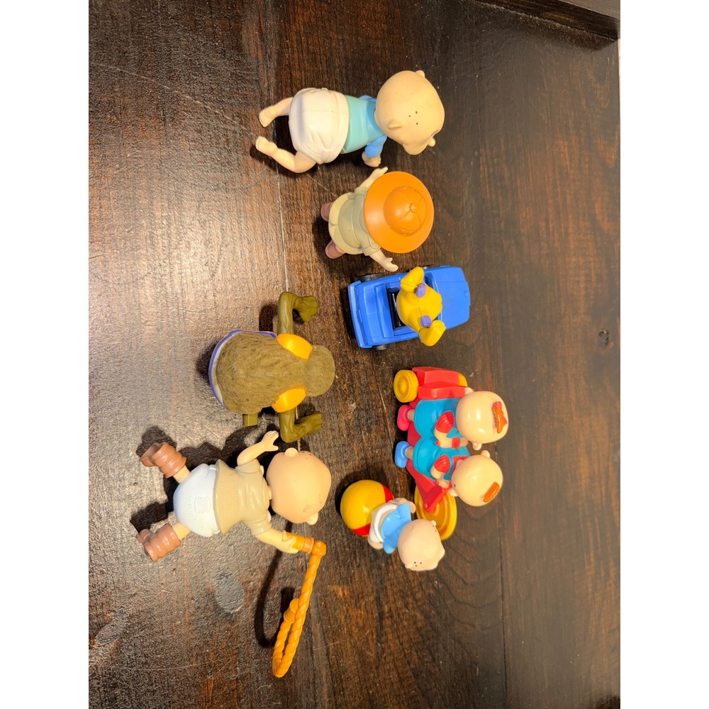 Lot Vintage 90's Rugrats The Movie Burger King Kids Club Toy Figure - Picture 6 of 10